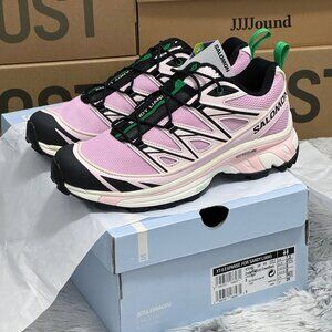 Sandy Liang Salomon XT-Expanse 6 Pink and Black Womens Sneakers,USA W9/M8